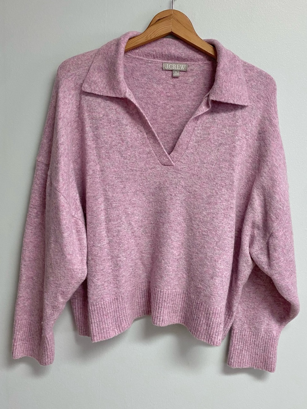 J. CREW CROPPED WOOL & ALPACA SWEATER - XXL